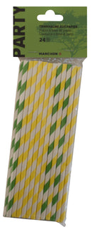 Party straw drinking paper 24 pieces