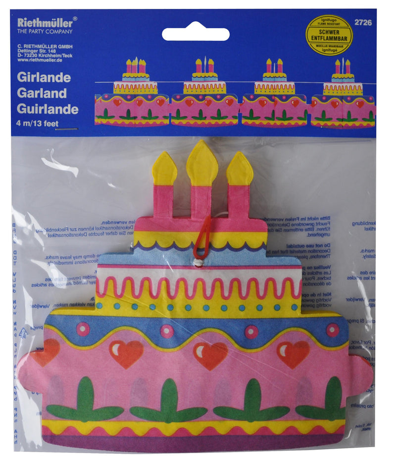 Riethmüller Girlande happy birthday 4 m