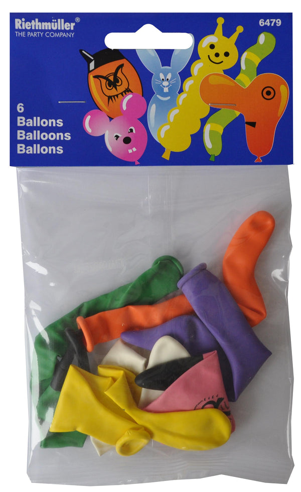 Riethmüller Ballon Figurenballon 6 Stück