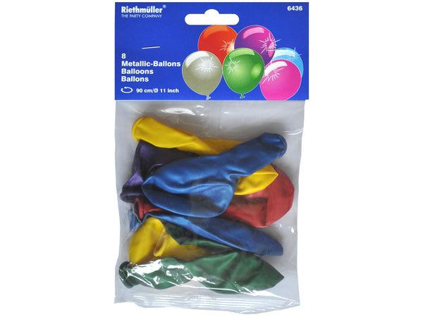 Riethmüller Ballon Metallic 90 cm 8 Stück