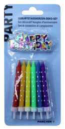 PARTY Kerze Happy Birthday 12 Stück