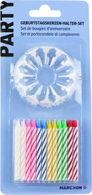 Party candle Happy Birthday 24 pieces