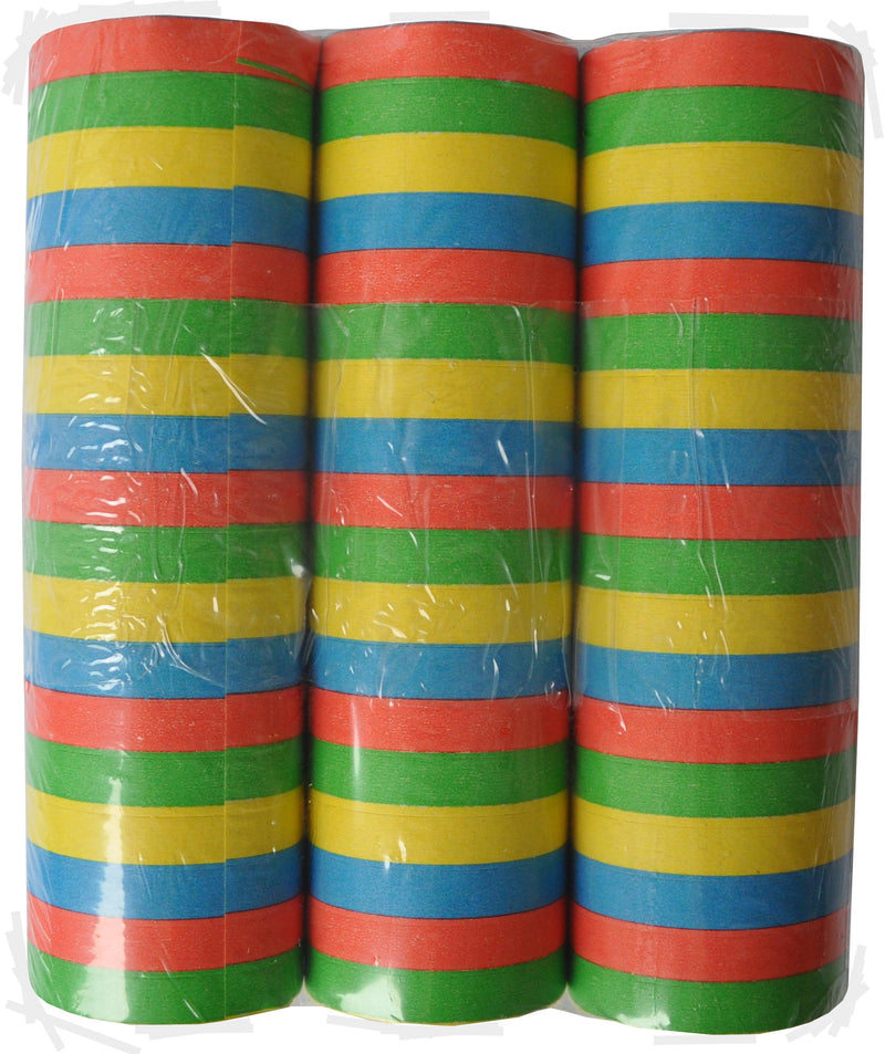 Riethmüller Luftschlangen Luftschlangen Streifen 3x18 Stück