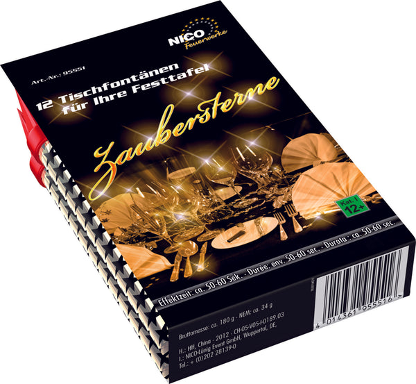 Nico Tischfontäne 12 Stück
