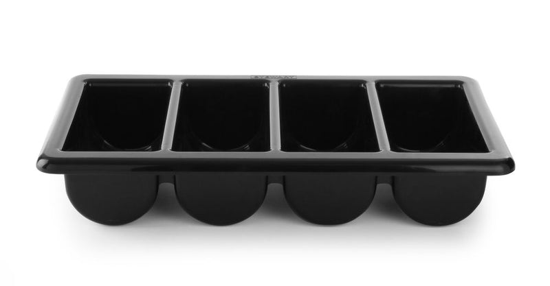 HENDI Besteckbehälter schwarz, 530x325x100mm
