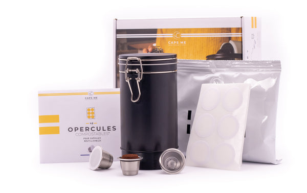 Caps me Kaffeebox schwarz