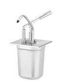 Hendi lid donor GN container made of stainless steel GN 1/6