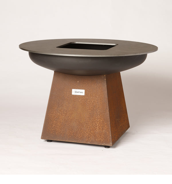 OnFire Feuerstelle BBQ 95x86 cm Cortenstahl