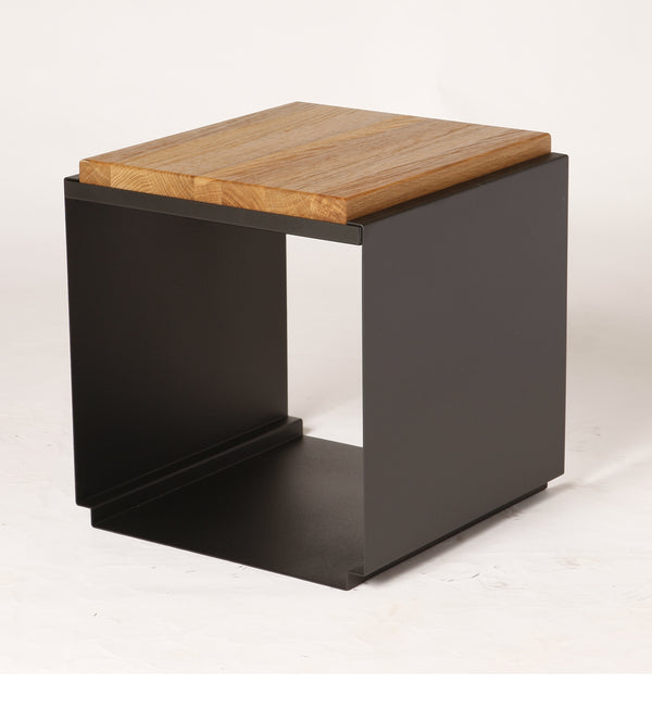 OnFire Hocker Quadratischer schwarz