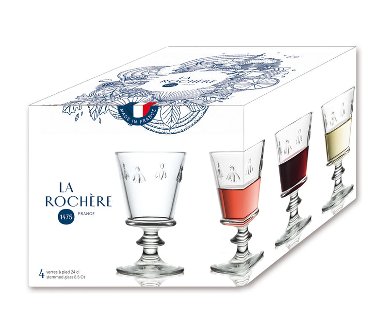 La Rochère Trinkglas ABEILLE SET 4 TRINKGLÄSER 24CL