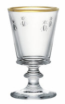 La Rochère Glas ABEILLE GOLD Trinkglas 24 cl 4er-Set