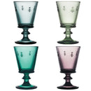 La Rochère drinking glass subsidy 4 drink glasses color. 24cl