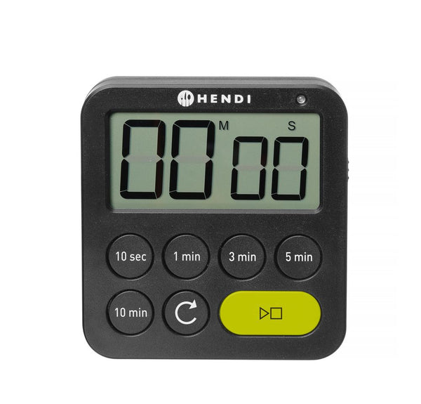 HENDI Timer Schwarz 82x20x88mm