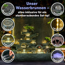 Spa Solutions Aqualuxe Wasserbrunnen High End Roma Indoor & Outdoor