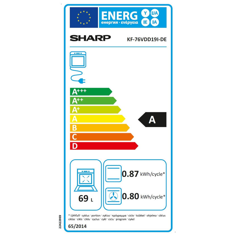 Sharp KF-76VDD19i-DE, 230/400v