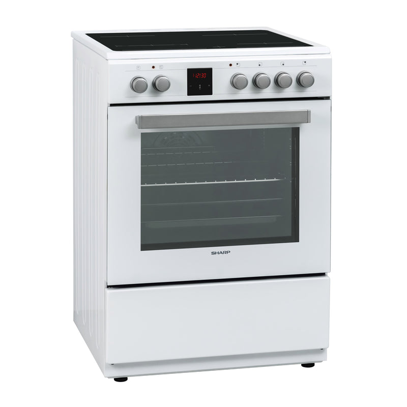 Sharp Cuisinière de cuisine autonome KF-76VDD19W-DE, 230 / 400V