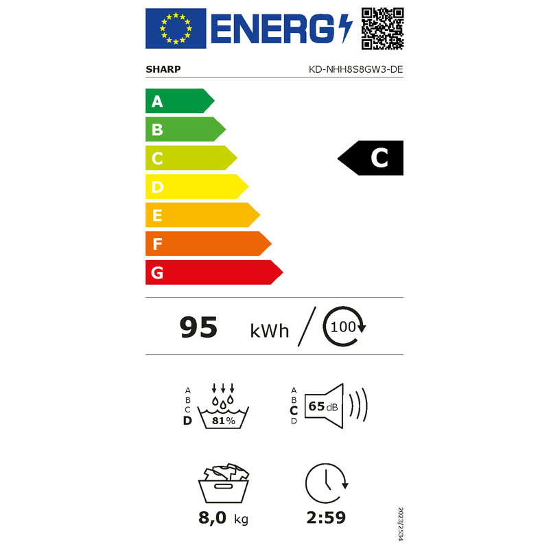 Sharp Waschturm Set 8kg VT/WiFi