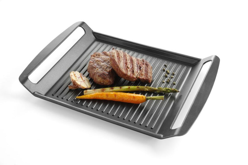 Hendi Aluminium Verser plaque de grill plaque d'induction 390x260x35m m