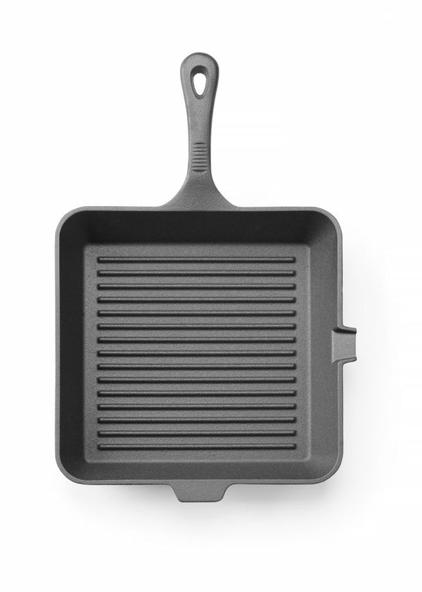 Hendi Pans Cast Iron Grill Pan noir 265x265x50 mm