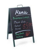 Hendi chalk tablets Customer stopper chalk board 500x550x850mm