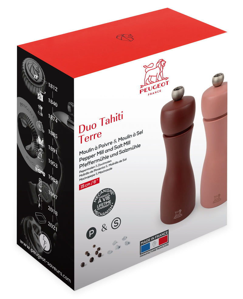 Peugeot Pfeffer- und Salzmühle Tahiti Duo Erde