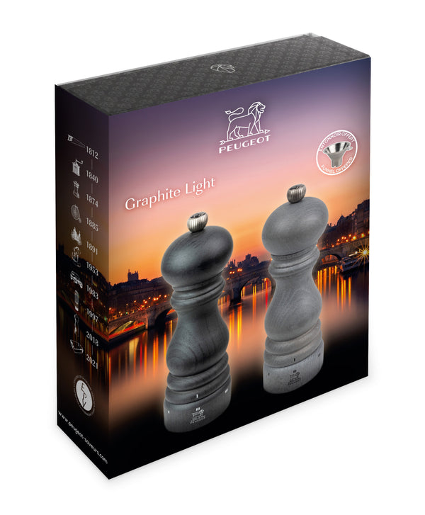 Peugeot Pfeffer- und Salzmühle PARIS Duo Graphit 18 cm