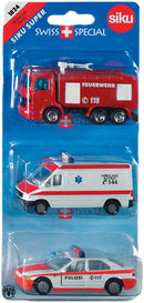 SIKU vehicles emergency call 3 Set Switzerland