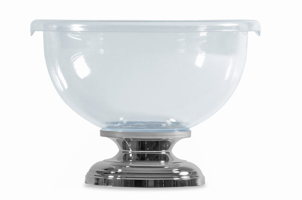 Vinart Acryl-Kühler transparent mit verchromtem Fuss