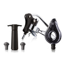 Vacuvin Wein- und Barzubehör Wine Set Air Deluxe 5 Stk.(Hebelkorkenzieher Zange - Weinbelüfer - Wine Saver Pumpe + 2 Zapfen)