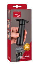Vacu Vin Weinzubehör WS Pumpe + 2 Zapfen schwarz