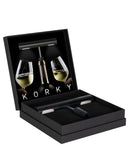 Sompex bottle lamp korky, battery stainless steel, black, dimmable