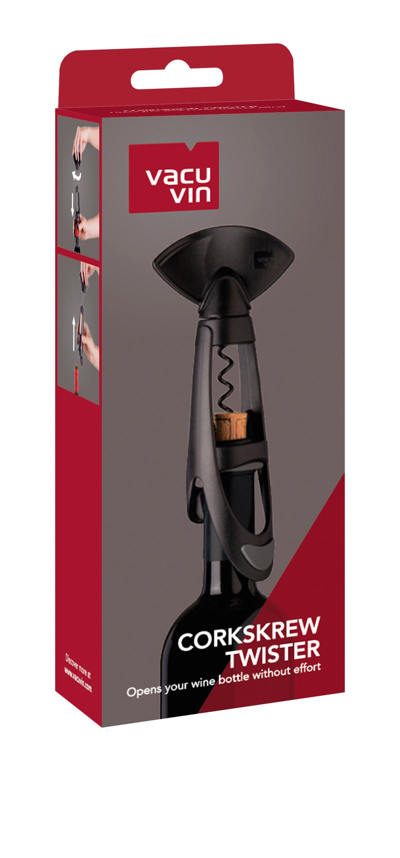 Vacu Vin Zubehör Corkscrew Twister Korkenzieher