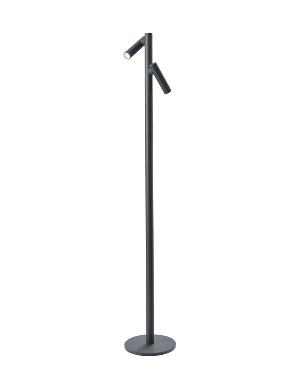 Sompex Stehlampe TUBO, duo, Anthrazit, 120cm