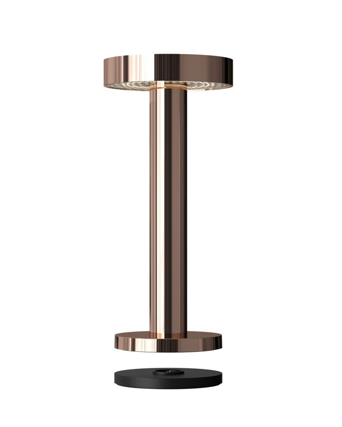 Sompex Tischlampe BORO, Rosegold