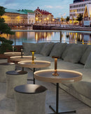 SOMPEX table lamp Boro, rose gold