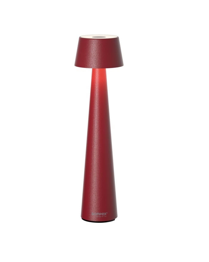 Sompex Tischlampe Mono rot