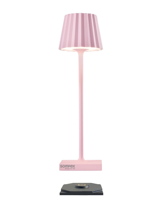 Sompex Tischlampe Troll nano pink, 21 cm