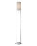 Sompex floor lamp Fine E27 MX60W, 160 cm, chrome, white