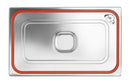 HENDI Gastronorm-Deckel Silikonrand Profi Line GN 2/3