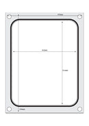 Hendi Matrize for sealing machine a third Illiger container (227x178 mm)