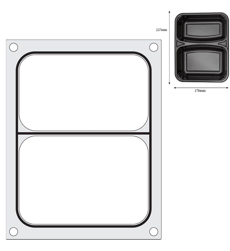 Hendi Matrize for Scelling Machine A Container (187x137 mm)