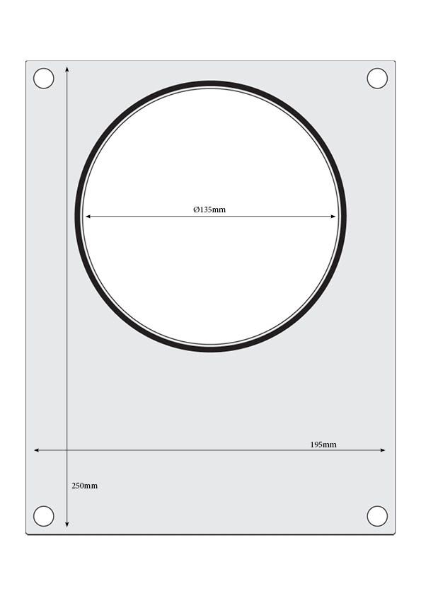 Hendi Matrize for Scelling Machine un récipient rond (Ø165 mm)