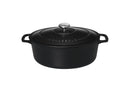 Chasseur Schmortopf oval schwarz Ø 33cm