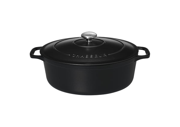 Chasseur Schmortopf oval schwarz Ø 33cm