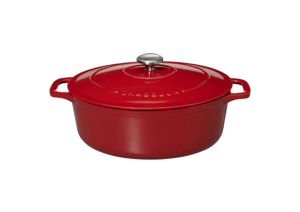 Chasseur Schmortopf oval rot Ø 33cm