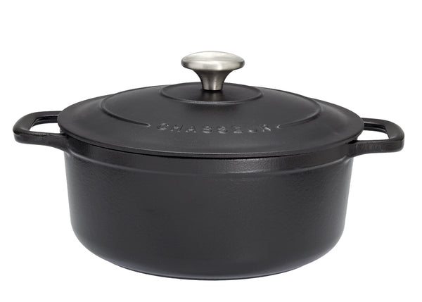 Chasseur Schmortopf rund schwarz D.20cm