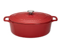 CHASSEUR Caupting pot Oval Red 29cm