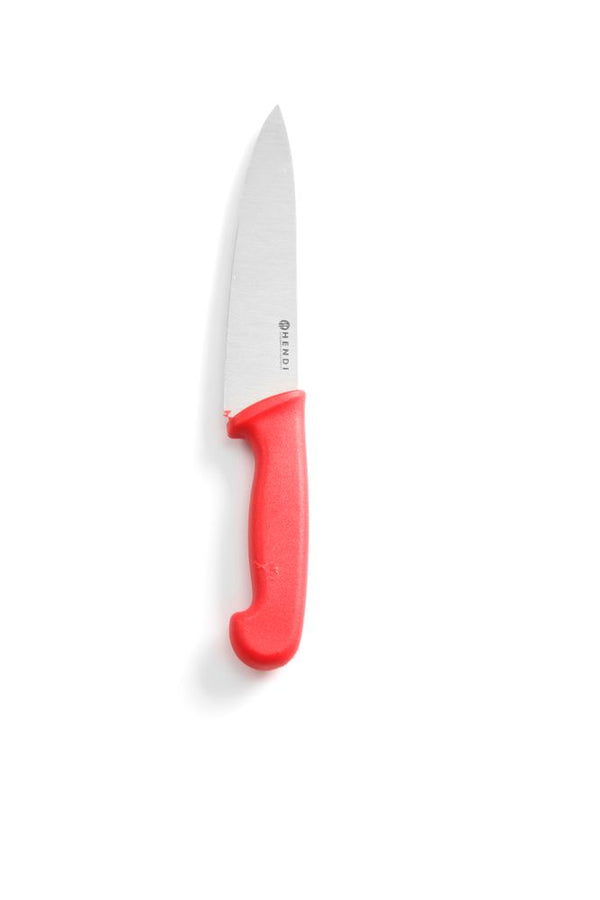 Hendi couteau à cuisiner couteau rouge (l) 320 mm