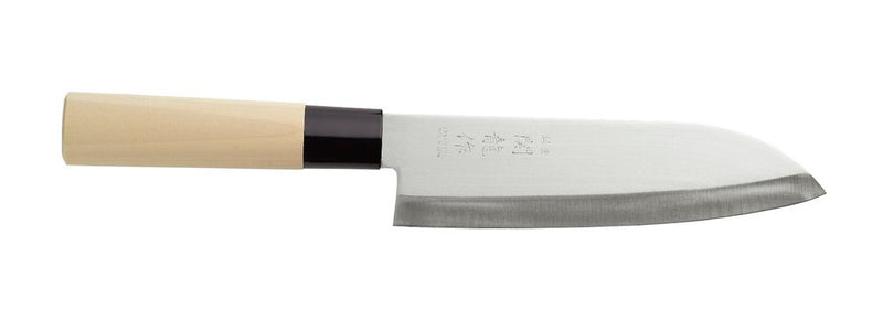 HENDI Messer Japanisches Santoku Holz hell (L)290mm