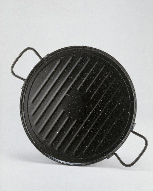 Garcima Grillplatte Grillplatte emailliert Ø 46 cm